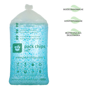 Wypełniacz eko skrobiowy Pack Chips Bio 400l niebieski PL