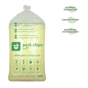 Wypełniacz eko skrobiowy Pack Chips Bio 400l żółty