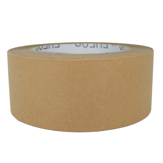 Taśma pakowa papierowa brązowa 50mm x 50mb solvent Taśma pakowa papierowa brązowa 50mm x 50mb solvent