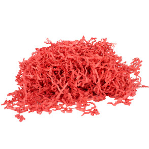 Wiórki papierowe basic 4mm 1kg Czerwone