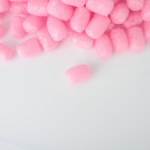 Wypełniacz eko skrobiowy Chrupack Pack Chips Bio różowy 400l o Zapachu Róży