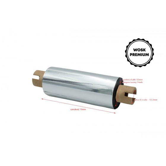 Kalka woskowa premium 75x74 1/2cala OUT Kalka woskowa premium 75x74 1/2cala OUT