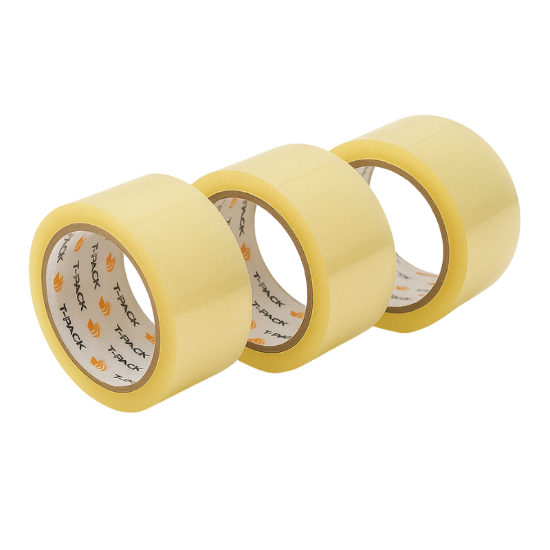 Taśma pakowa transparentna 48mm x 66y Mocna bezbarwna T-Pack 36szt.