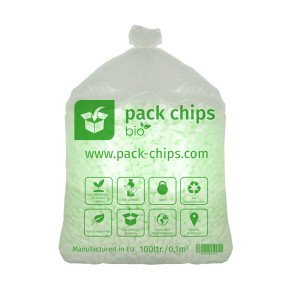 Wypełniacz ekologiczny Pack Chips Bio 100 litrów zielony