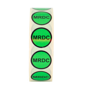 Etykieta informacyjna MRDC fi19mm 500szt 40mm