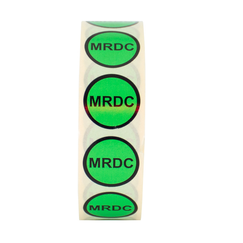 Etykieta informacyjna MRDC fi19mm 500szt 40mm