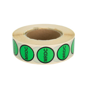 Etykieta informacyjna MRDC fi19mm 1000szt 40mm