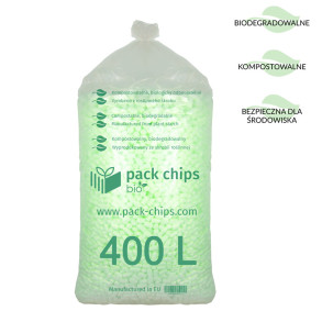 Wypełniacz ekologiczny Pack Chips Bio 400 litrów zielony