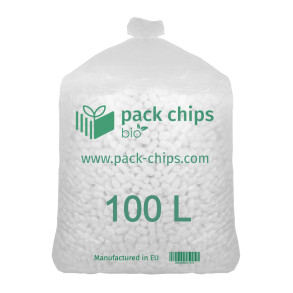Wypełniacz ekologiczny Pack Chips Bio 100 litrów biały