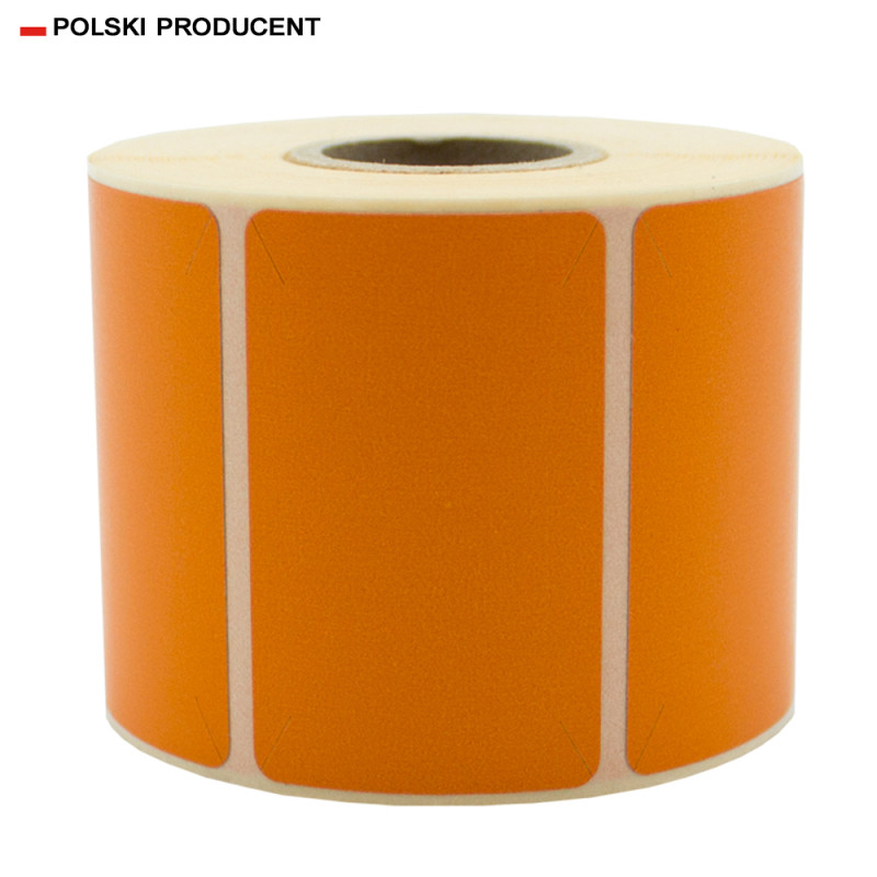 Etykiety termiczne opaque 40x25mm 500szt 19mm Pomarańczowe