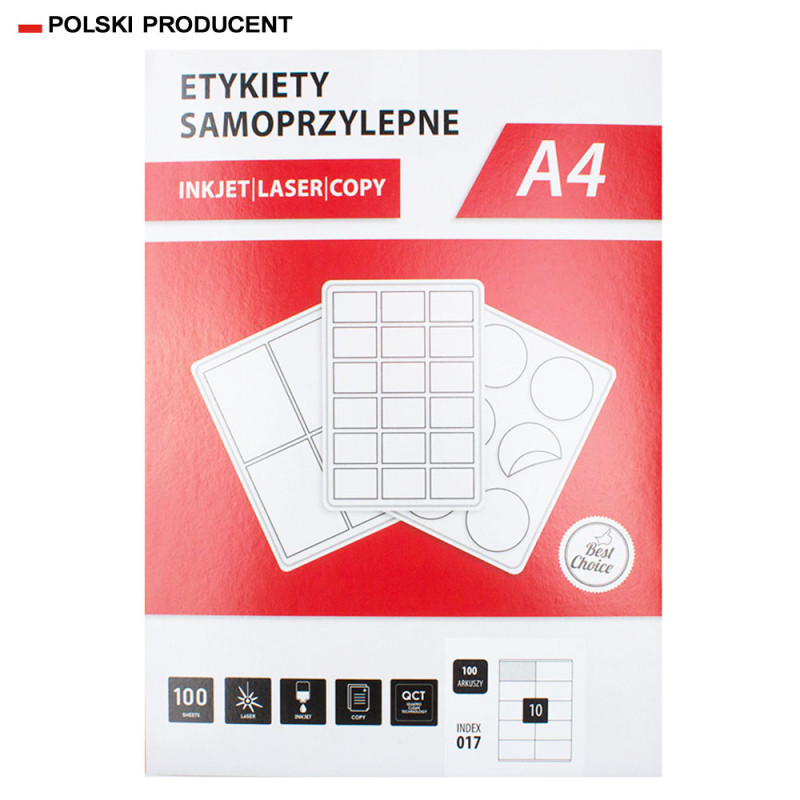 Etykiety A4 105x57mm 1000szt