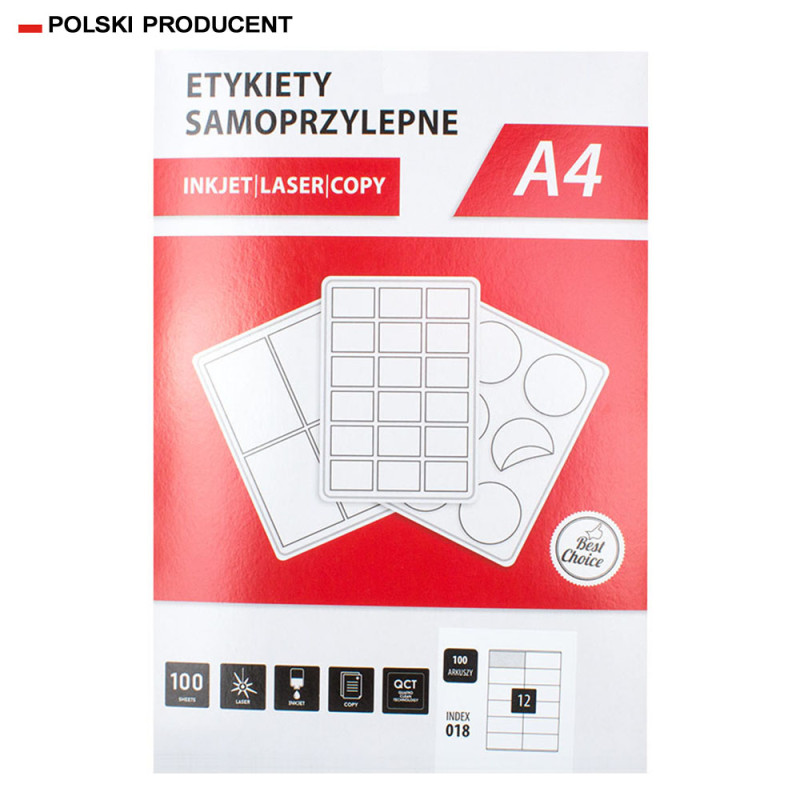Etykiety A4 105x48mm 1200szt