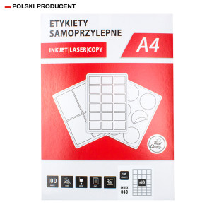 Etykiety A4 52,5x30mm 4000szt