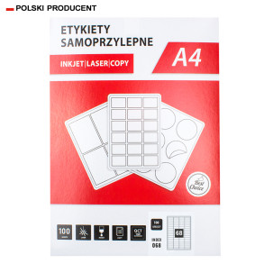 Etykiety A4 48,5x16,9mm 6800szt