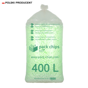 Wypełniacz ekologiczny Pack Chips Bio 400 litrów zielony