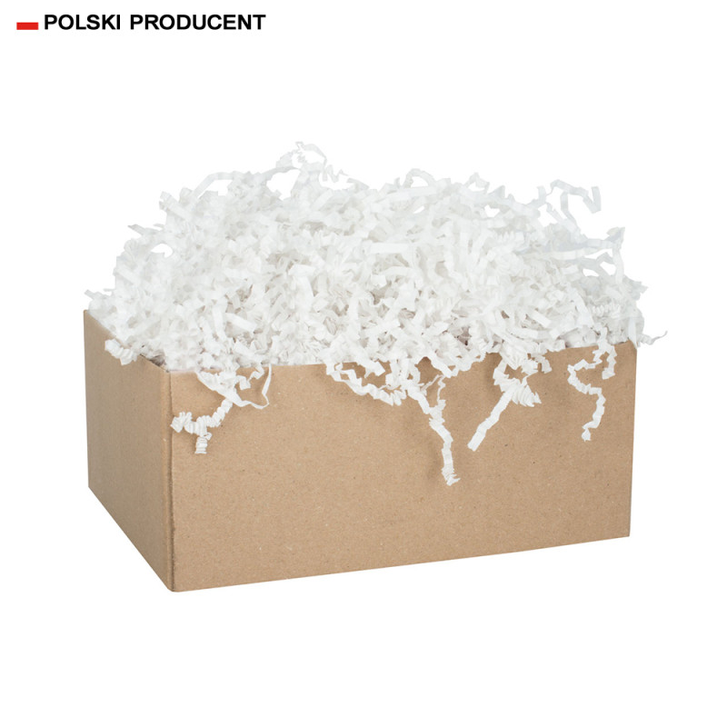 Wiórki papierowe basic 4mm 1kg Białe