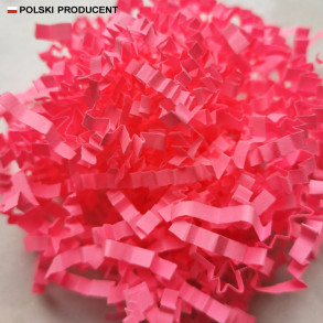 Wiórki papierowe Różowe Neon Premium 3,5mm 1kg