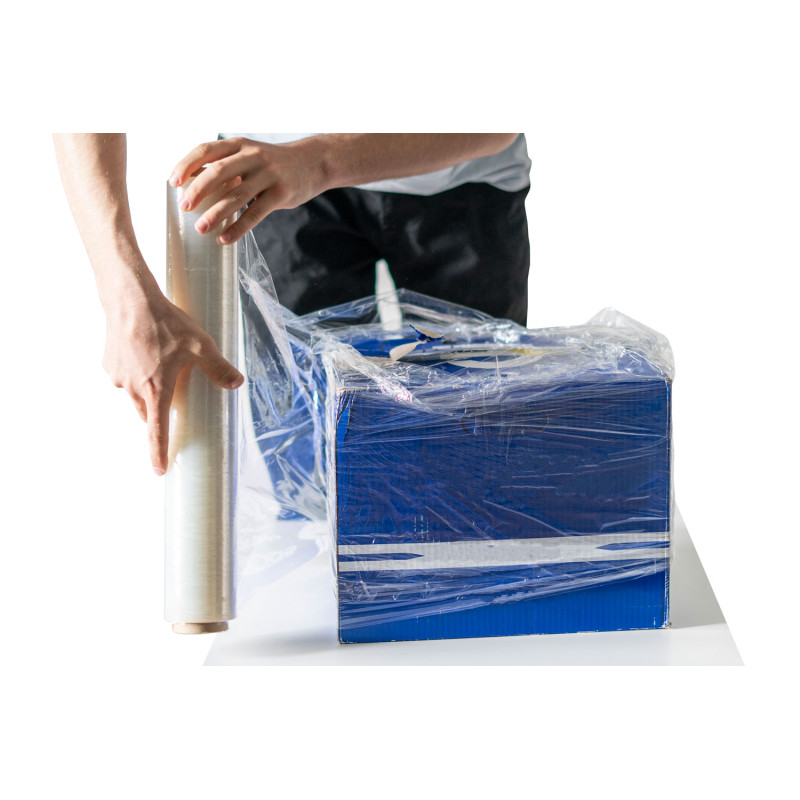 Folia stretch Standard 50cm 17my 3kg transparentna