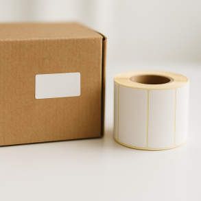 Etykiety termotransferowe 40x20mm 2000szt 40mm białe