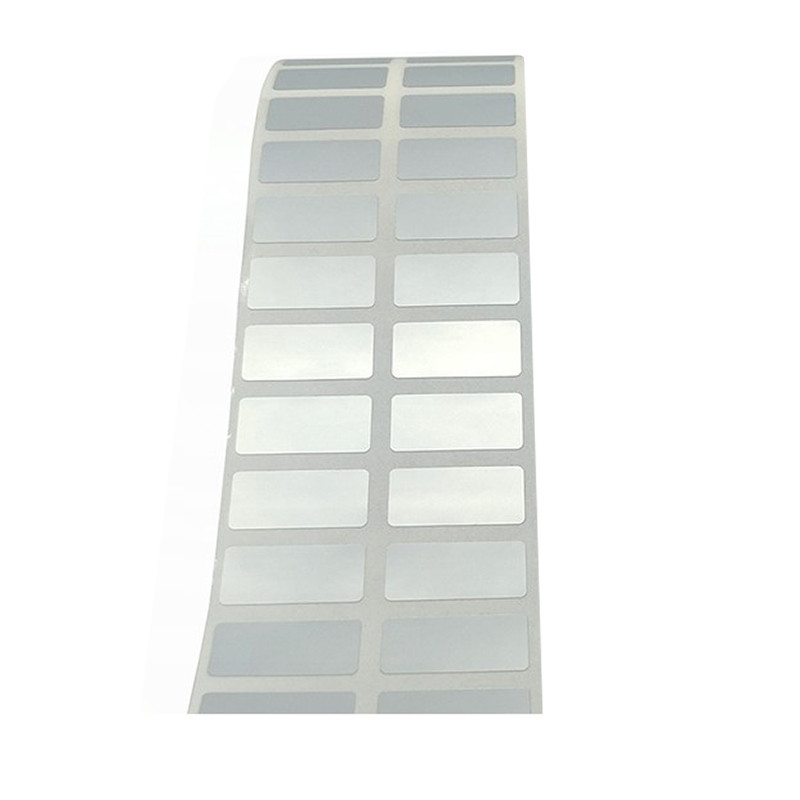 Etykiety Poliestrowe 20x10mm 1000szt Srebrny Połysk