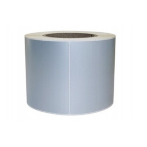 Etykiety Poliestrowe 50x30mm 1000szt Srebrny Mat
