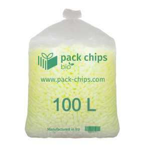 Wypełniacz ekologiczny Pack Chips Bio 100 litrów żółty
