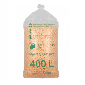 Wypełniacz ekologiczny Pack Chips Bio 400 litrów pomarańczowy