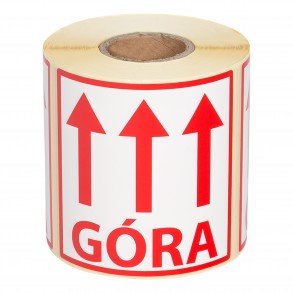 Góra "Góra" Etykieta ostrzegawcza 50x50mm 1000szt 40mm