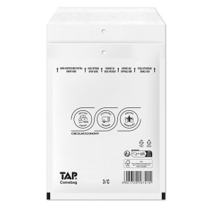 Koperty bąbelkowe Powietrzna koperta ochronna 3/C EKO TAP 170x225mm białe 100szt