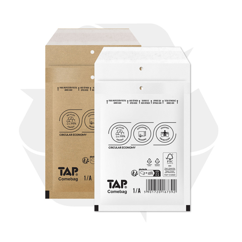 Koperty bąbelkowe Powietrzna koperta ochronna 4/D EKO TAP 200x275mm białe 100szt