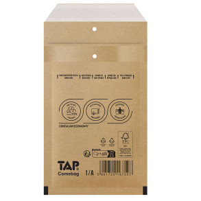Koperty bąbelkowe Powietrzna koperta ochronna 1/A EKO TAP 120x175mm brąz 200szt