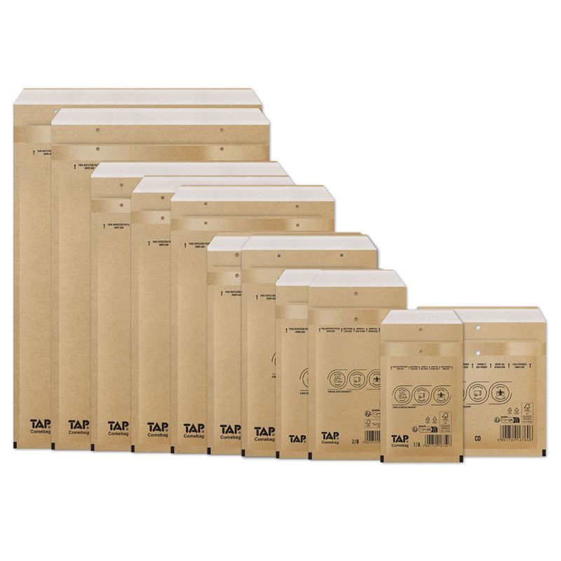 Koperty bąbelkowe Powietrzna koperta ochronna 2/B EKO TAP 140x225mm brąz 200szt