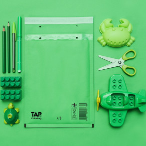 Koperty bąbelkowe Powietrzna koperta ochronna 4/D EKO TAP 200x275mm zielone 100szt