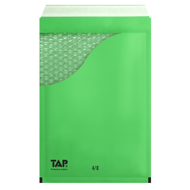 Koperty bąbelkowe Powietrzna koperta ochronna 7/G EKO TAP 250x350mm zielone 100szt