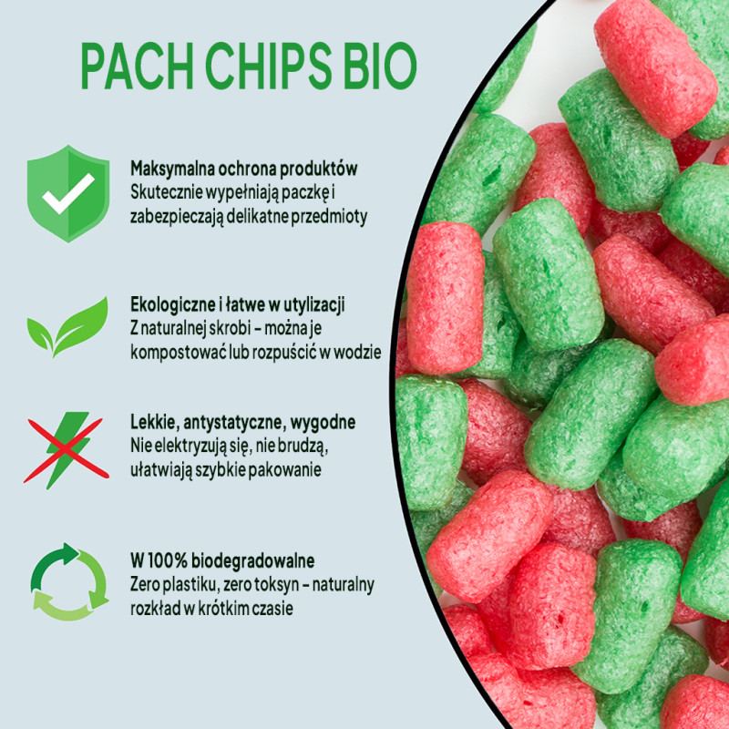 Świąteczny Klimat - Wypełniacz skrobiowy Pack Chips Bio 200l