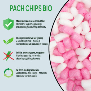 Wata Cukrowa - Wypełniacz skrobiowy Pack Chips Bio 200l