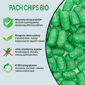 Wypełniacz ekologiczny Pack Chips Bio 400 litrów Leśna zieleń
