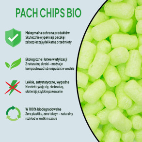Wypełniacz ekologiczny Pack Chips Bio 400 litrów zielony