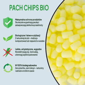 Wypełniacz ekologiczny Pack Chips Bio 400 litrów żółty
