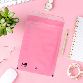 Koperty bąbelkowe Powietrzna koperta ochronna 7/G EKO TAP 250x350mm różowe 100szt