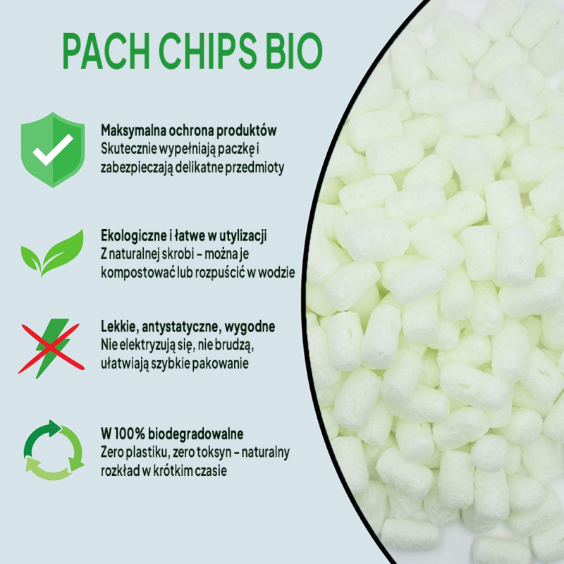 Wypełniacz ekologiczny Pack Chips Bio 400 litrów Chmurka