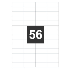 Etykiety A4 52,5x21,2mm 5600szt