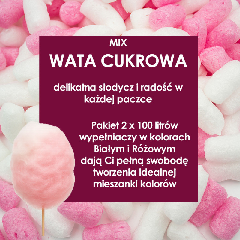 Wata Cukrowa - Wypełniacz skrobiowy Pack Chips Bio 200l