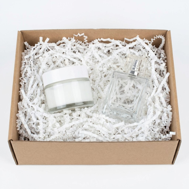 Wiórki papierowe białe 1 kg - ekologiczny wypełniacz do pakowania