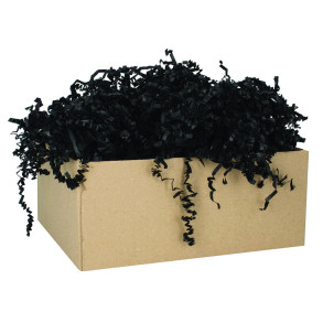 Wiórki papierowe Czarne 1 kg - ekologiczny wypełniacz do pakowania
