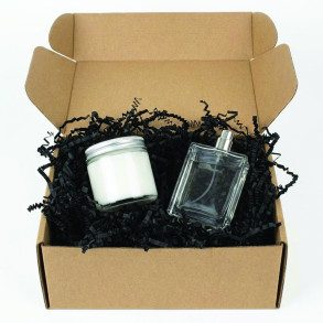 Wiórki papierowe Czarne 1 kg - ekologiczny wypełniacz do pakowania