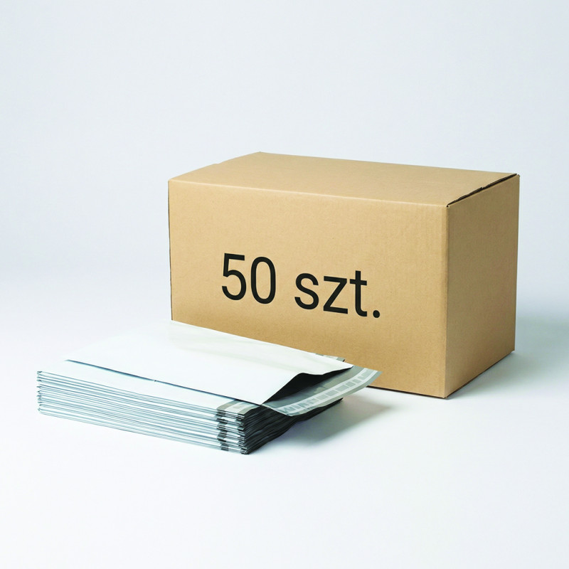 Foliopaki kurierskie B3 400x500 mm 50 szt. – duże koperty foliowe