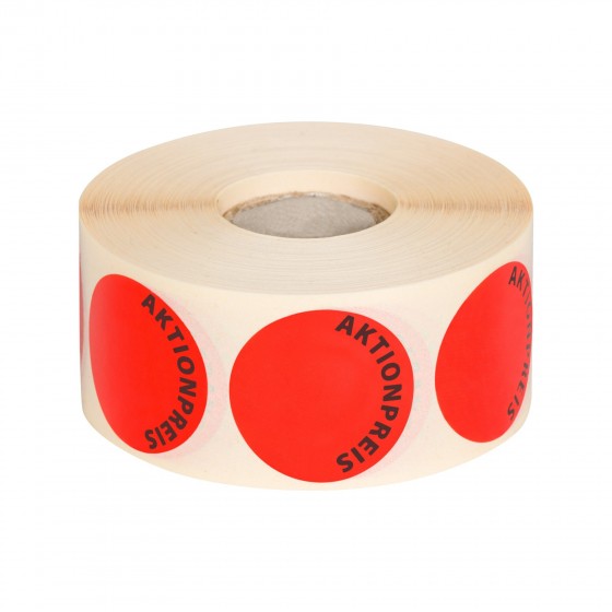 Etykieta Promocyjna "Aktionpreis" 32mm 1000szt Etykieta Promocyjna "Aktionpreis" 32mm 1000szt
