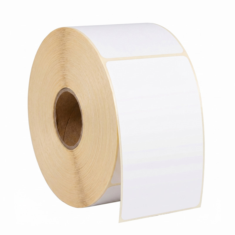 1000 szt. Etykiety termiczne 103x199mm Białe Perforacja