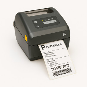 1000 szt. Etykiety termiczne 103x199mm Białe Perforacja